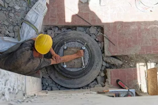 fundament z opon fundament z opon