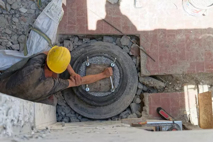 fundament z opon fundament z opon
