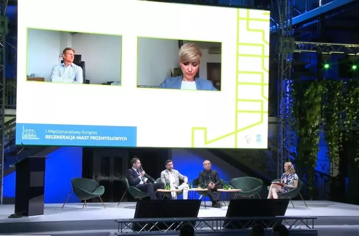 Panel discussion entitled New life of post-industrial sites and objects