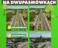 Posters promoting a project to plant 20,000 trees in Lodz.