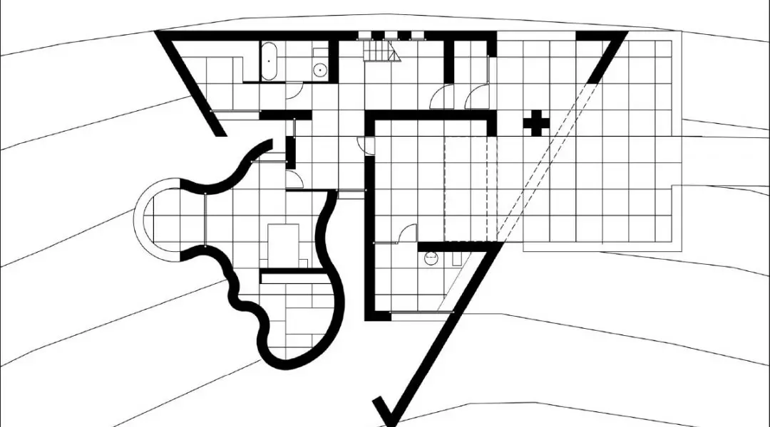 Nagrodzona praca w konkursie „Architektura Betonowa – Gra Brył – Dom w Krajobrazie”