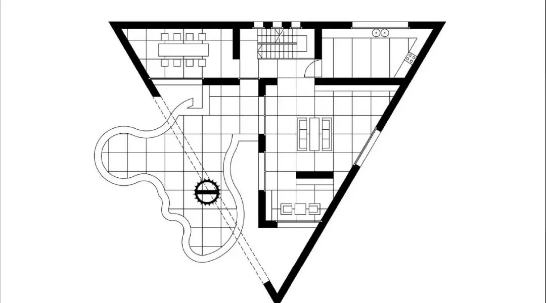 Nagrodzona praca w konkursie „Architektura Betonowa – Gra Brył – Dom w Krajobrazie”