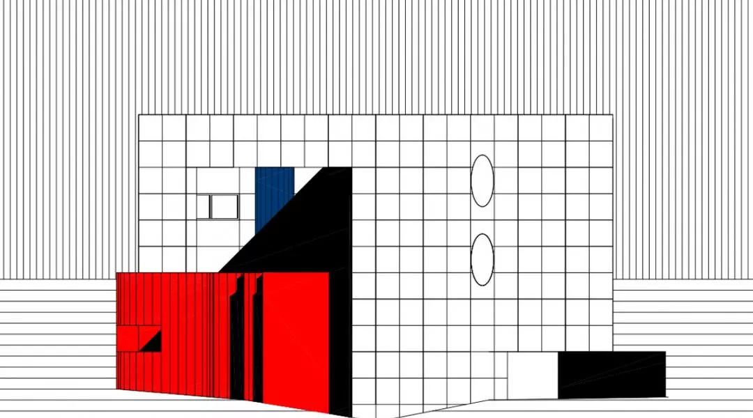 Nagrodzona praca w konkursie „Architektura Betonowa – Gra Brył – Dom w Krajobrazie”