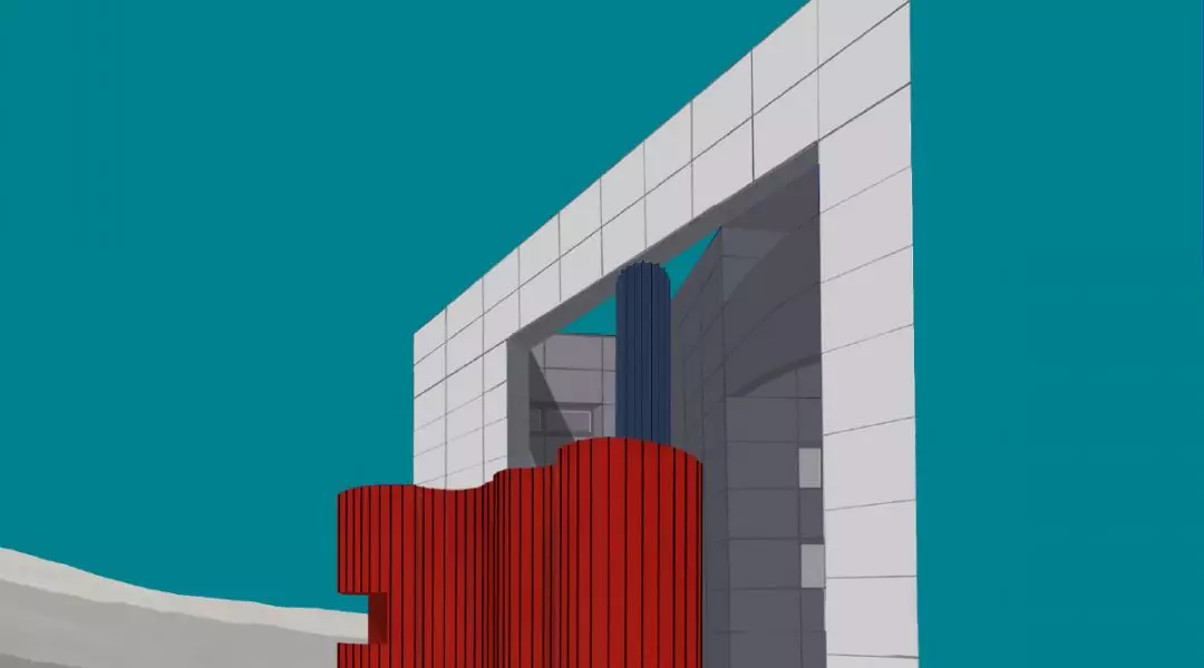 Nagrodzona praca w konkursie „Architektura Betonowa – Gra Brył – Dom w Krajobrazie”