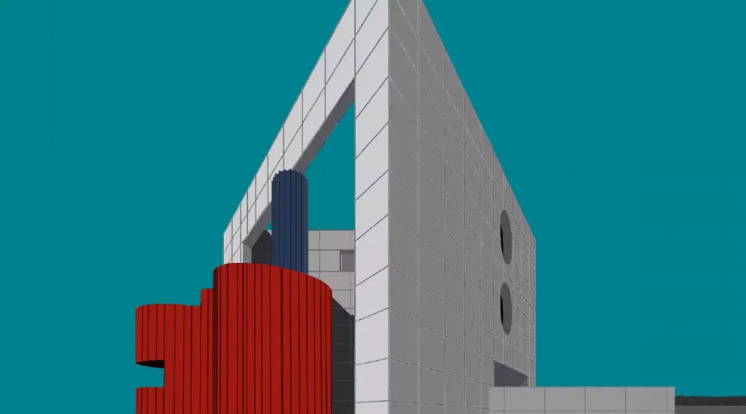 Nagrodzona praca w konkursie „Architektura Betonowa – Gra Brył – Dom w Krajobrazie”