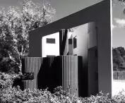 Nagrodzona praca w konkursie „Architektura Betonowa – Gra Brył – Dom w Krajobrazie”