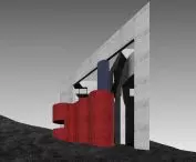 Nagrodzona praca w konkursie „Architektura Betonowa – Gra Brył – Dom w Krajobrazie”