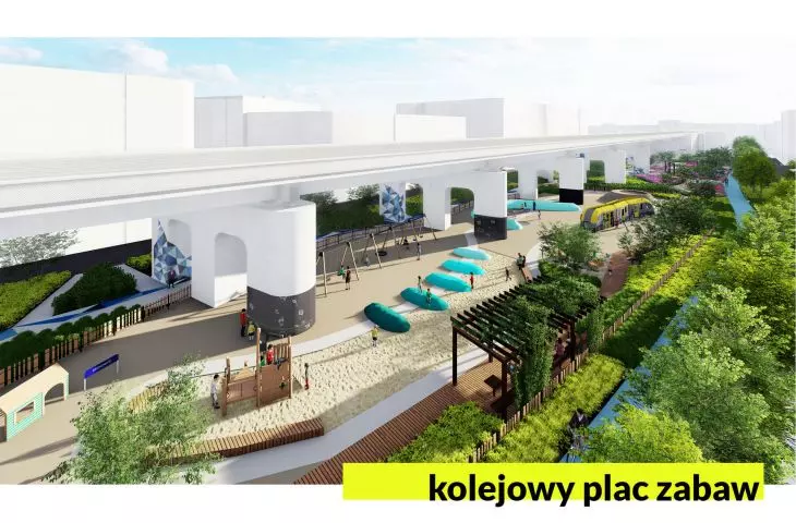 kolejowy plac zabaw