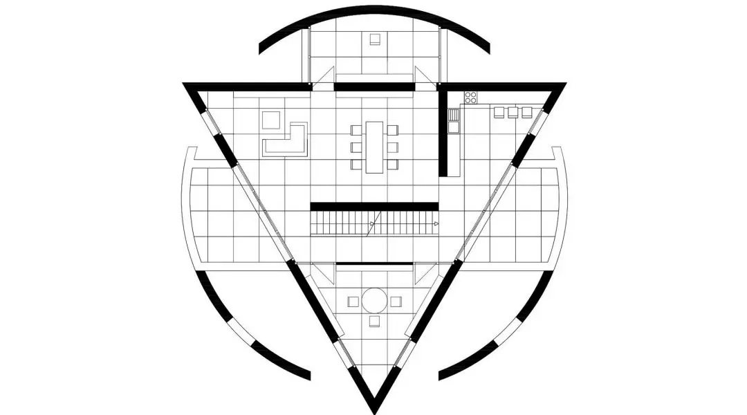 Nagrodzona praca w konkursie „Architektura Betonowa – Gra Brył – Dom w Krajobrazie”