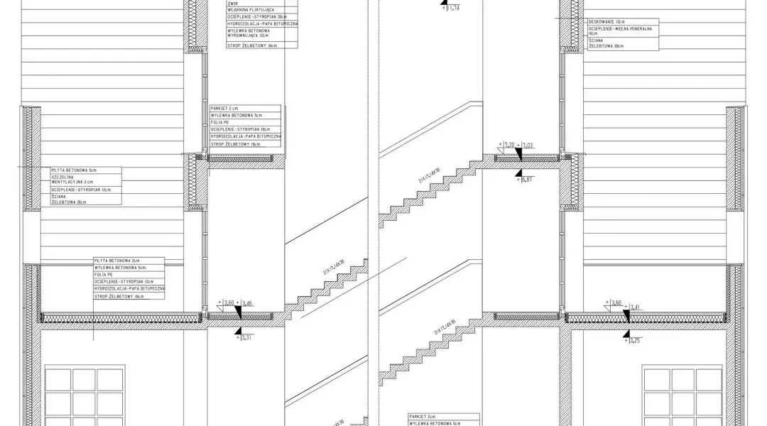 Nagrodzona praca w konkursie „Architektura Betonowa – Gra Brył – Dom w Krajobrazie”