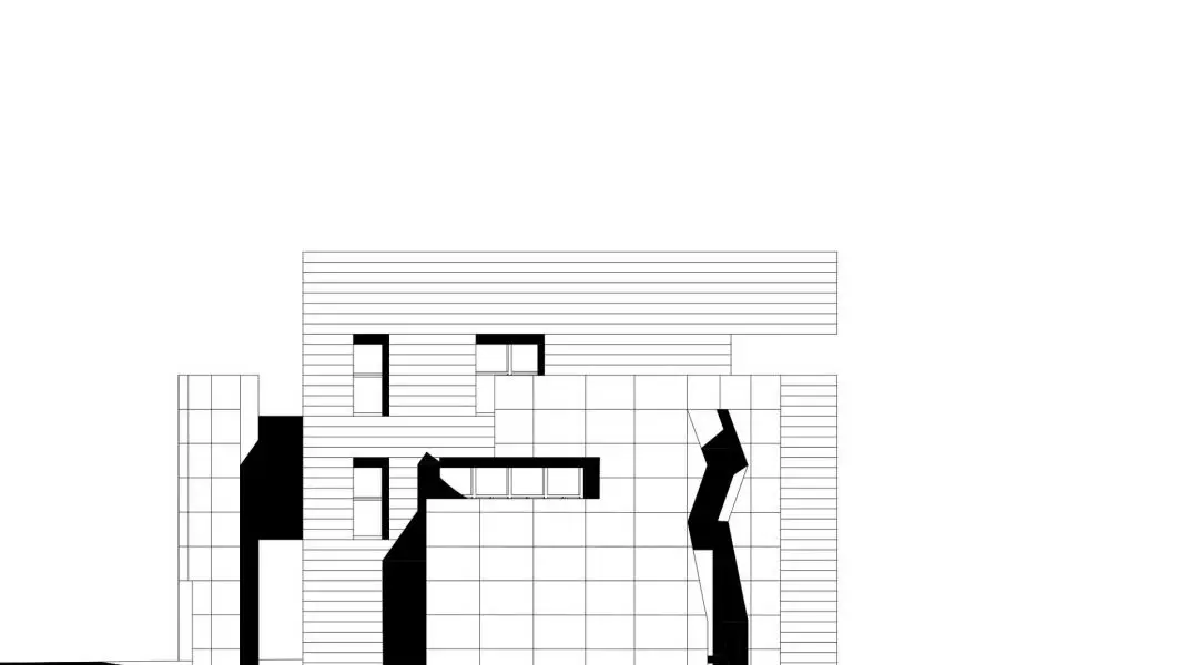 Nagrodzona praca w konkursie „Architektura Betonowa – Gra Brył – Dom w Krajobrazie”