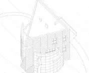 Nagrodzona praca w konkursie „Architektura Betonowa – Gra Brył – Dom w Krajobrazie”