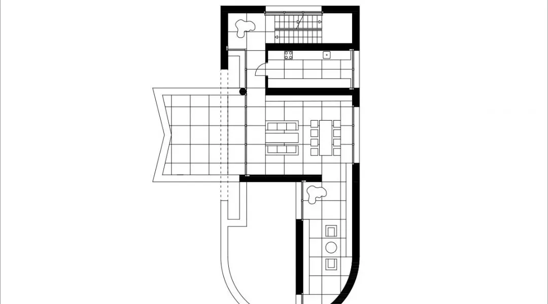 Nagrodzona praca w konkursie „Architektura Betonowa – Gra Brył – Dom w Krajobrazie”