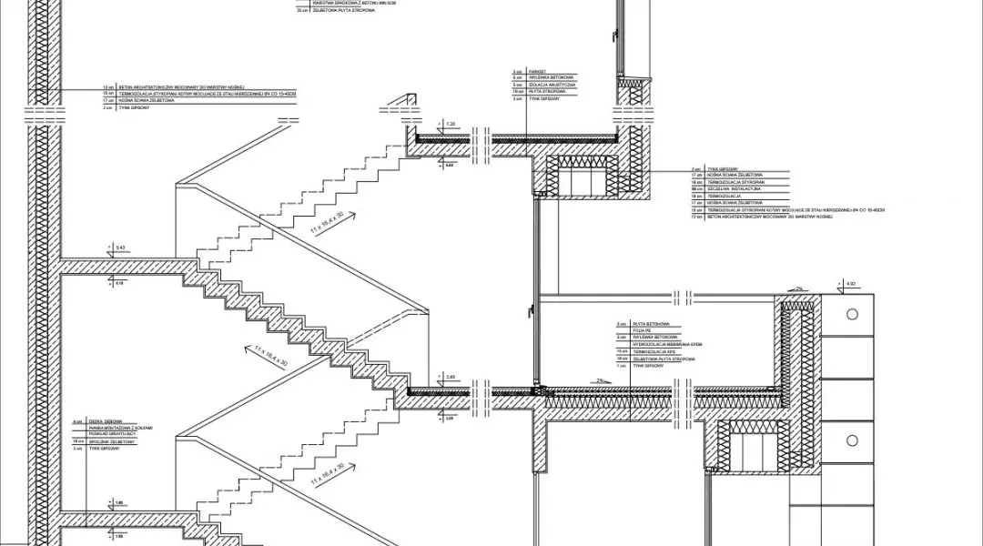 Nagrodzona praca w konkursie „Architektura Betonowa – Gra Brył – Dom w Krajobrazie”