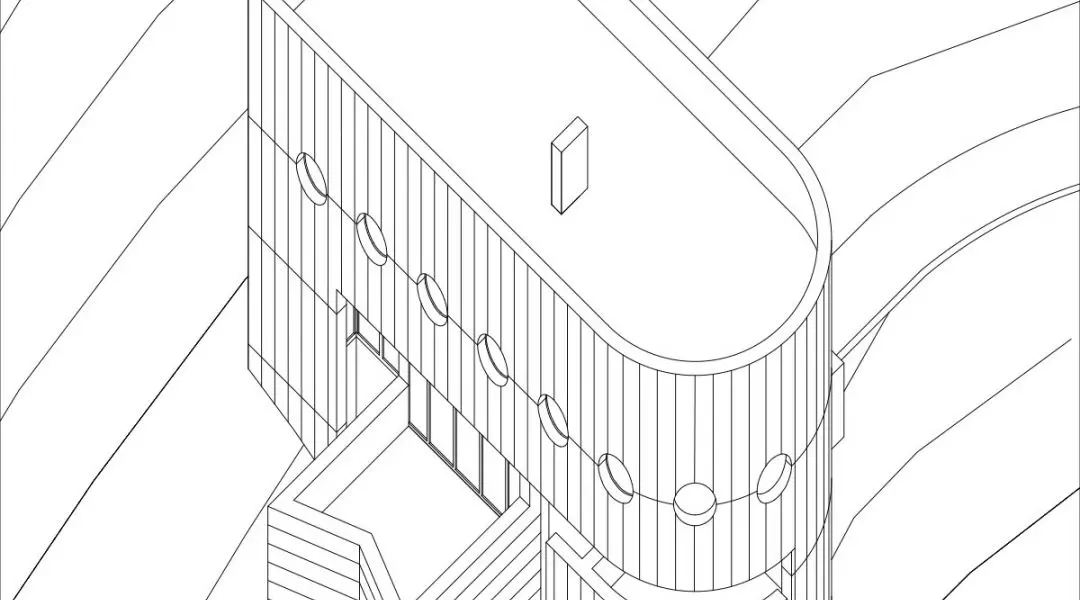 Nagrodzona praca w konkursie „Architektura Betonowa – Gra Brył – Dom w Krajobrazie”