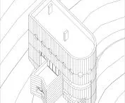 Nagrodzona praca w konkursie „Architektura Betonowa – Gra Brył – Dom w Krajobrazie”