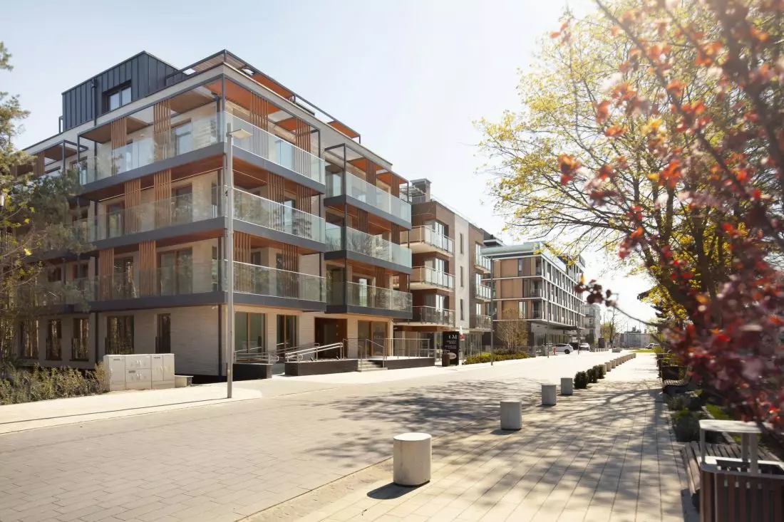 Wave House to
kameralny budynek wielorodzinny