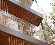 Wave House, detal elewacji
