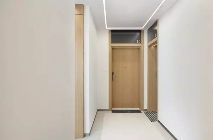 Wave House Wladyslawowo, a bright hallway