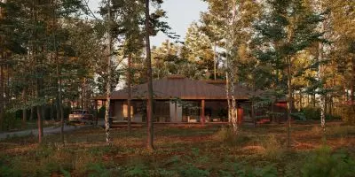 widok na przeszkloną elewację budynku widok na przeszkloną elewację budynku