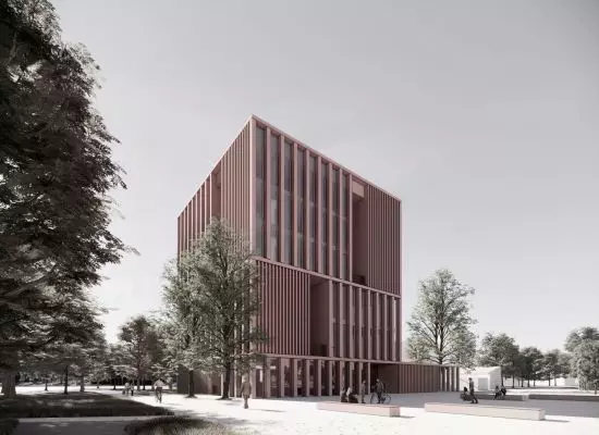 wizualizacja nagrodzonej bryły