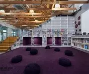 Biblioteka na Poziomie, kolorowa przestrzeń