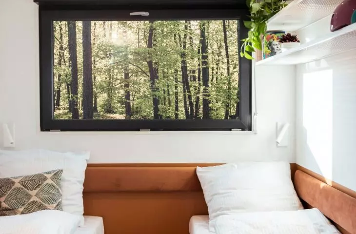 interior of a mobile hotel