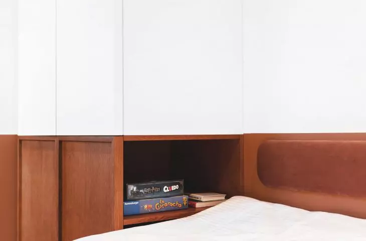 bedroom in a mobile hotel