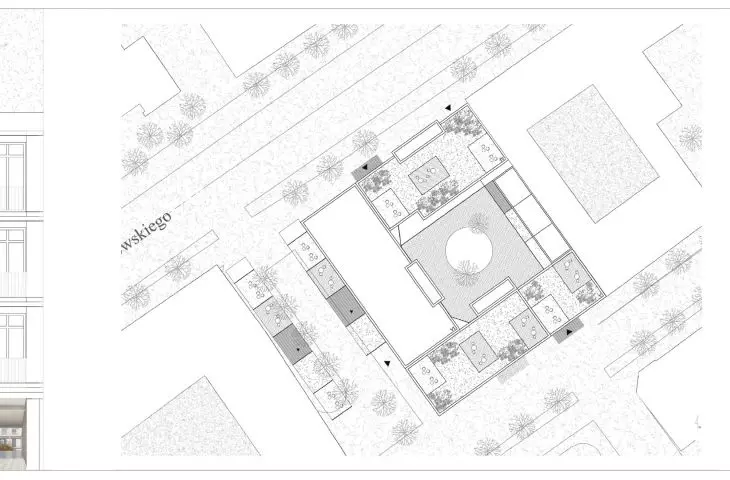 Semi-suburbs in Warsaw, land use plan