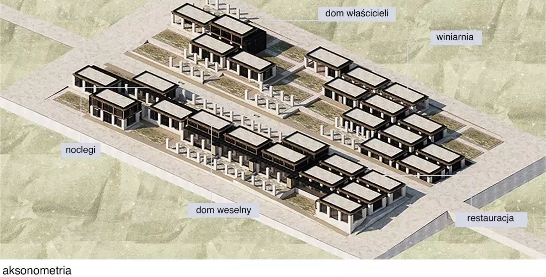 Doświtek,
aksonometria