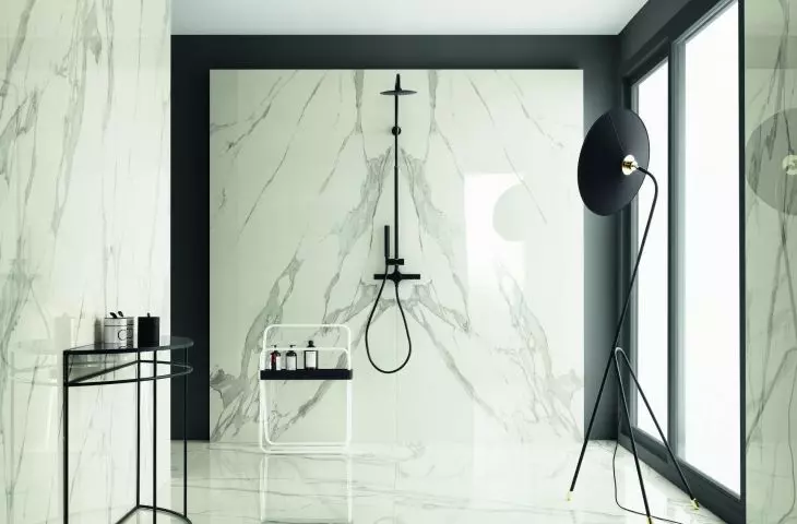 wielkoformatowa kolekcja Specchio Carrara