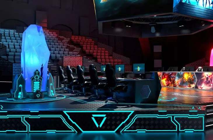 Widok areny e-sportowej