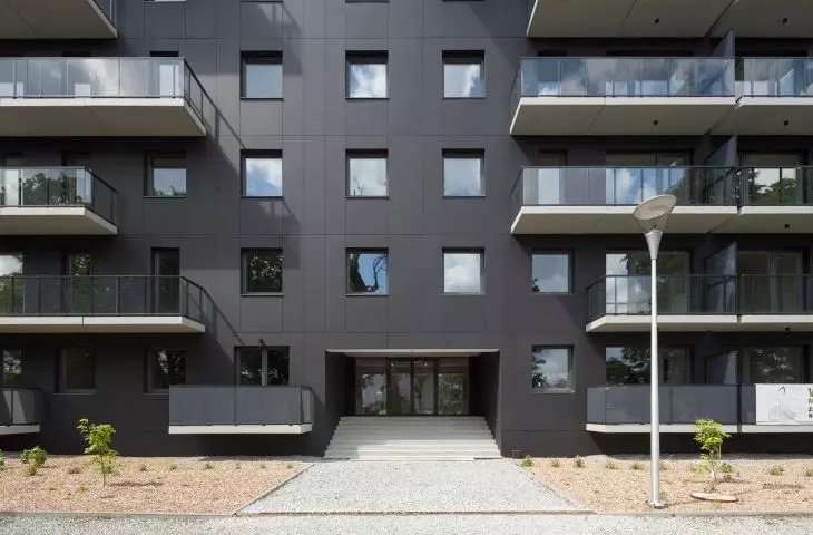 Kępa Mieszczanska housing estate in Wroclaw, designed by mgr inż. arch. Tomasz Marhall, ZAH sp. z o.o Sp. k.