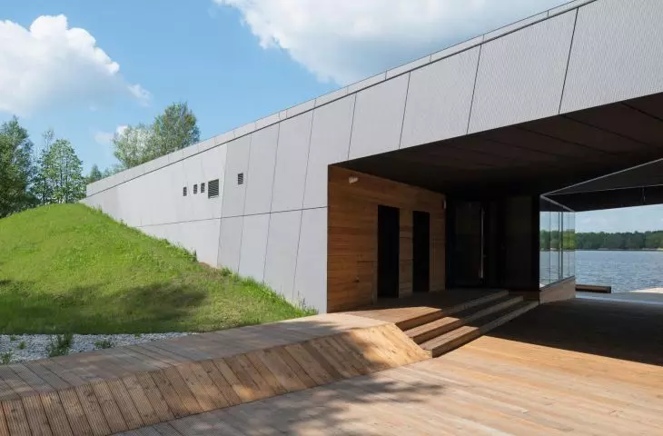 Paprocany kayak marina, designed by RS+ Robert Skitek. 