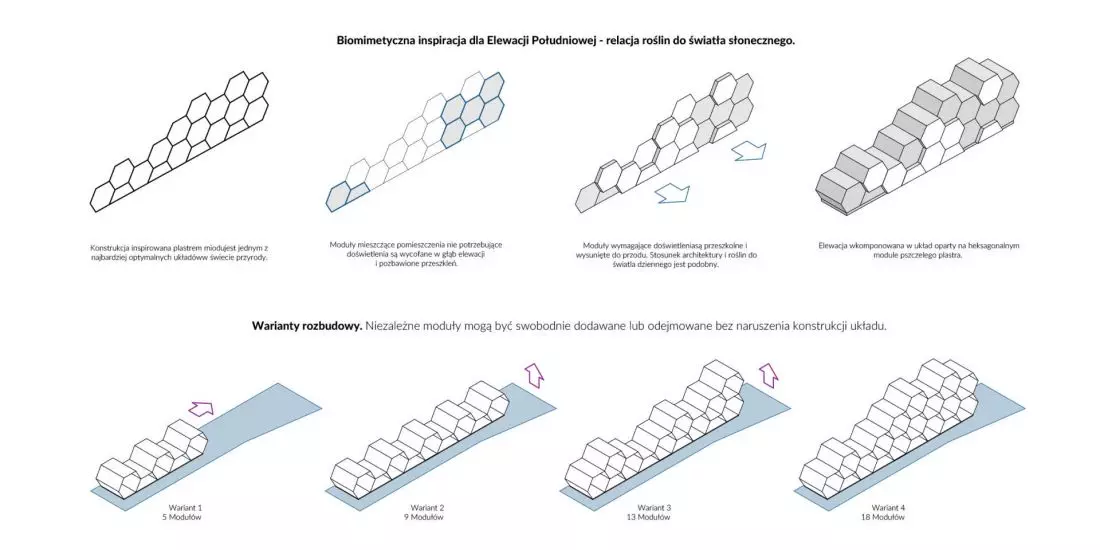 biomimetyczna
inspiracja i warianty rozbudowy