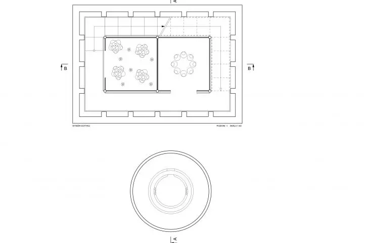 Wine presentation room, level -1, touch