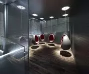 Wine presentation salon, box on the sense of hearing