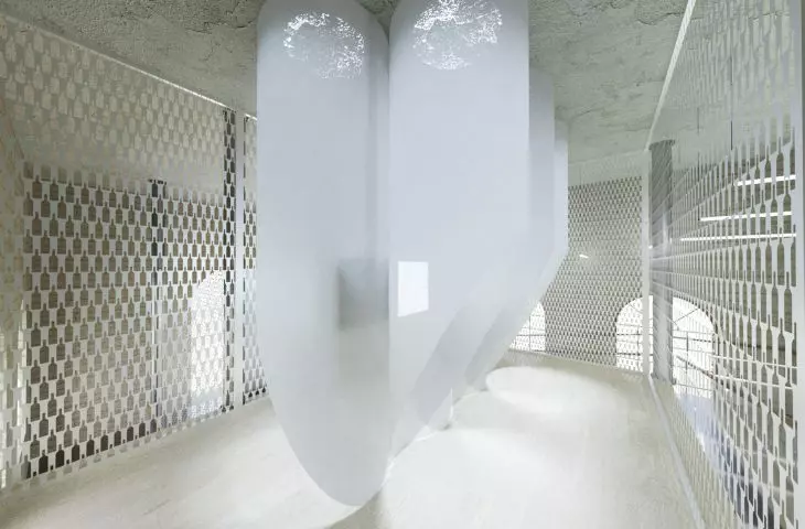 Wine presentation room, ordering space