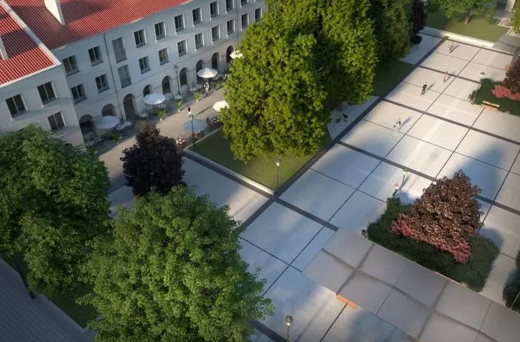 Wizualizacje projektu rewitalizacji Starego Rynku w Łodzi 