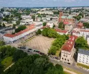 Stary Rynek w Łodzi z lotu ptaka (obecnie)