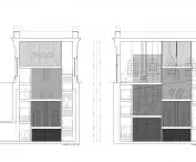 Wine presentation room, sections