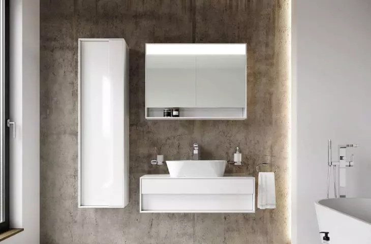 Bathroom furniture Step (white)