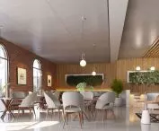 Wykończenie wnętrz produktem Concrete Veneer