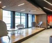 Interior finishing with Solid Wood Grill product