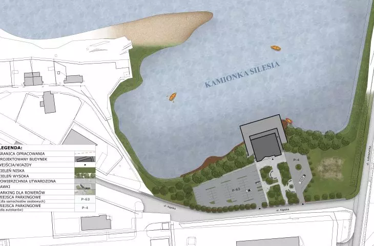 Centrum Nauki o Środowisku Podwodnym, plan zagospodarowania