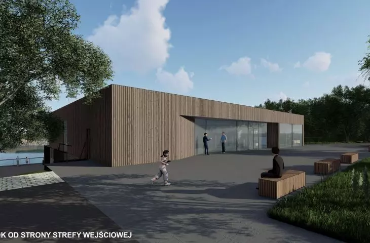 Widok od strefy wejściowej