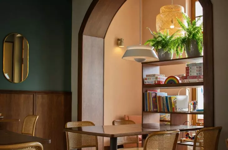 w najmniejszej części restauracji wygospodarowano kącik dla najmłodszych