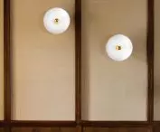 decorative lamps on the walls