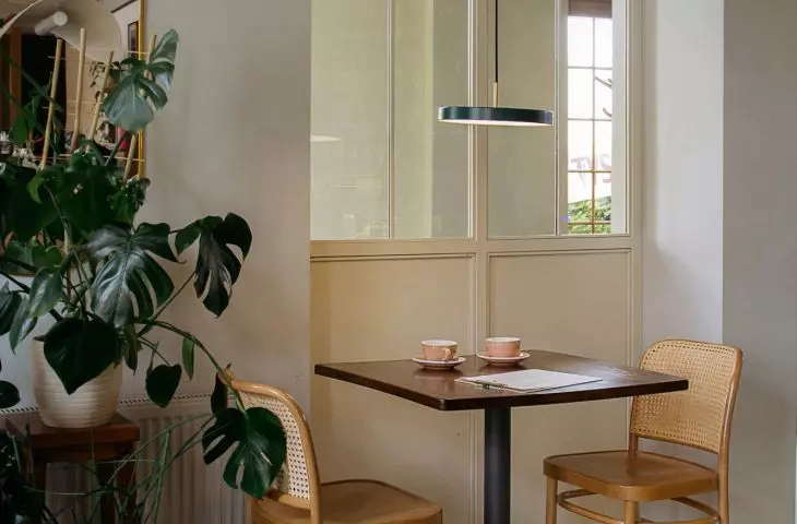 a fragment of the restaurant interior