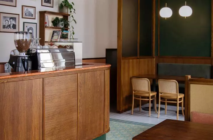 The bar is located in the main part of the premises